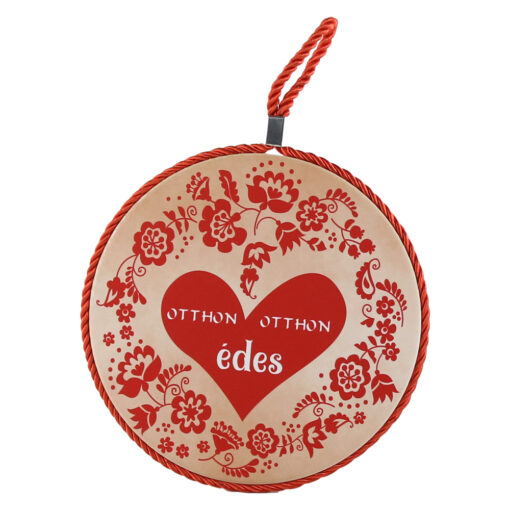 Suport oale decor "Otthon edes Otthon" 17 CM, din ceramica