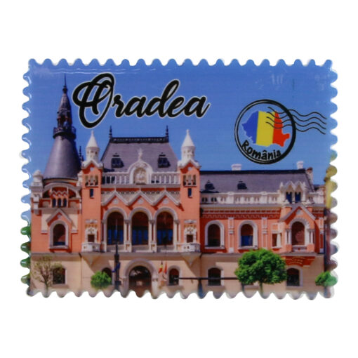 Magnet din ceramica "Romania", 8x6 CM, Oradea