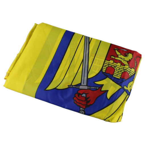 Steag drapel cu stema Romaniei 150x92 CM, tricolor