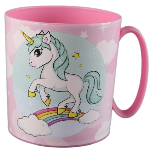 Cana din plastic Unicorn 350 ml