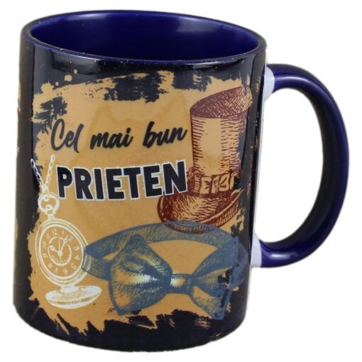 Cana ceramica "Cel mai bun Prieten", 330 ml, Albastru