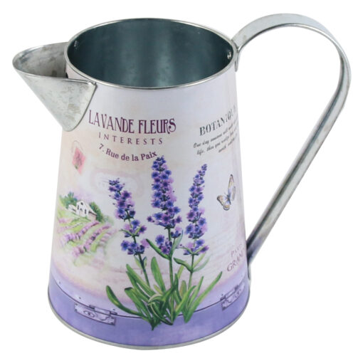 Cana din metal "Lavande fleurs" 20x17 CM