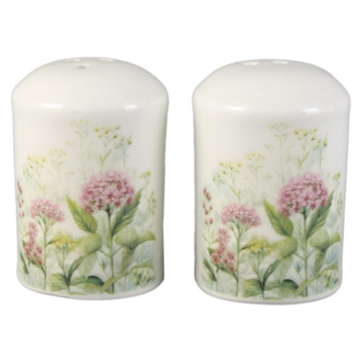 Set solnita cu pipernita din ceramica, Flori de camp