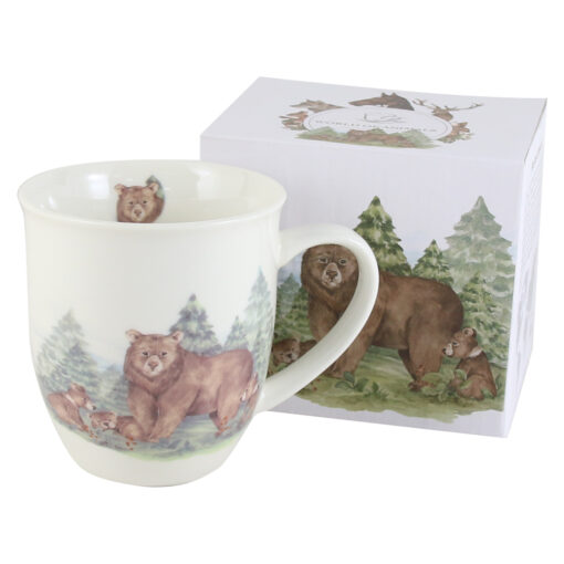 Cana portelan "World of Animals, Bears", 400 ml, in cutie decorativa