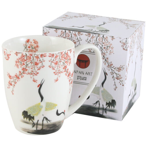 Cana portelan "Sakura & Cocori", 380 ml, in cutie decorativa