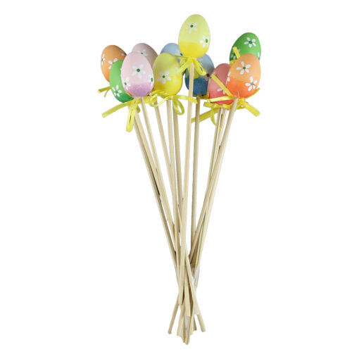 Set 12 pick ou 4 CM, colorate, cu flori