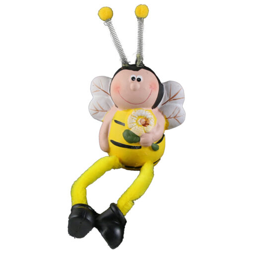 Figurina Albinuta, din ceramica 8x20 CM, cu picioare mobile