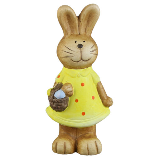 Figurina Iepuras din ceramica 8x16 CM, fata/baiat