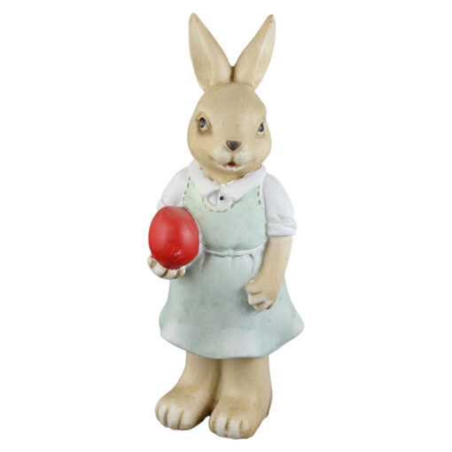 Figurina Iepuras cu ou 6x18 CM, din rasina