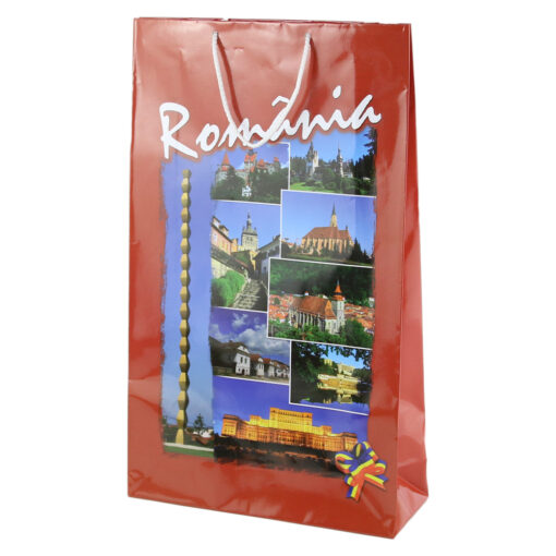 Punga cadou din hartie 24x38 CM - Romania