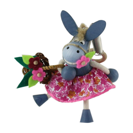 Figurina bungee jumping - Magar cu flori 14 CM