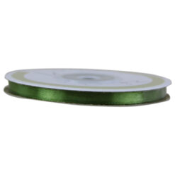 Rola panglica satin Verde 6 mm x 25 m