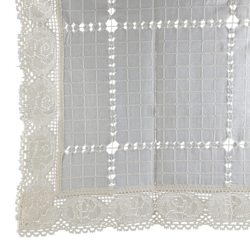 Fata de masa din bumbac Runner 50x180 CM, cu dantela