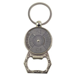 Breloc din metal cu desfacator de sticla si calendar Eternety, Romania, 10 CM