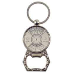 Breloc din metal cu desfacator de sticla si calendar Eternety, Castelul Bran, 10 CM