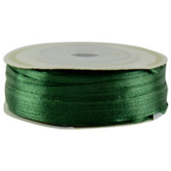 Rola panglica satin Verde 3 mm x 50 m