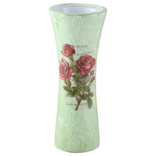 Vaza din ceramica Rose Pastel 9x28 CM