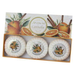 Set sapun Portocale & Scortisoara 3x 100 gr, Saponificio Artigianale Fiorentino