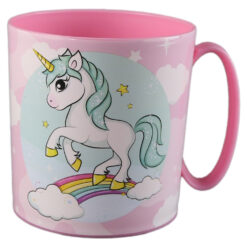 Cana din plastic Unicorn 350 ml