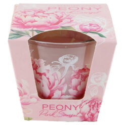 Lumanare parfumata in pahar 115 gr Peony Pink Sunset