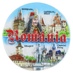 Magnet de frigider din rasina 7 CM, Romania, Orase