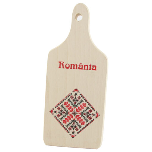 Tocator decorativ "Romania" 9.5x23 CM, Motive traditionale