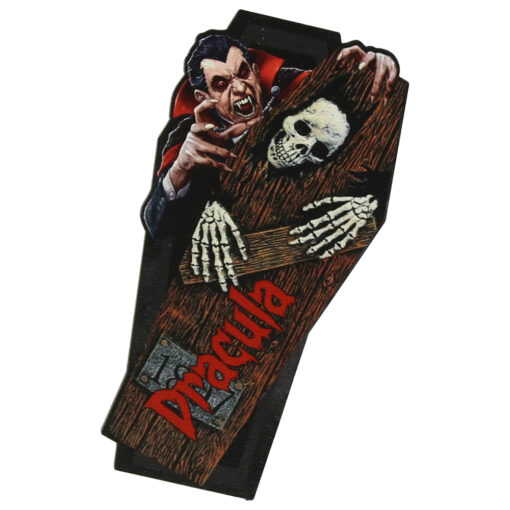Magnet frigider din lemn "Dracula" 5x10 CM, sicriu