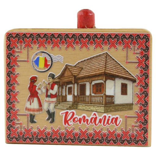 Cutie Sarpe "Romania" 8x6.5 CM, Dansatori populari