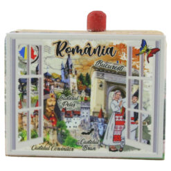 Cutie Sarpe "Romania" 8x6.5 CM, Castele