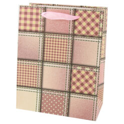 Punga cadou din hartie 18x23 CM - Denim Roz