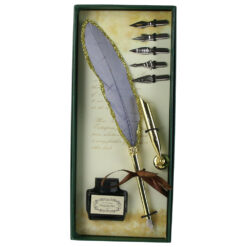 Set Pana de scris Vintage "Enjoy Your Life - 8 piese