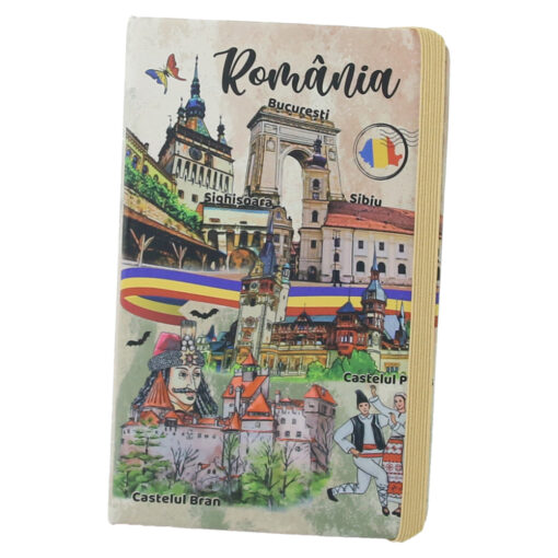 Agenda Souvenir Romania 9x14 CM, Castele & Bucuresti