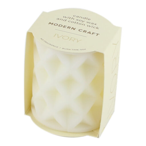 Lumanare din ceara de soia Modern Craft Ivory 7x9 CM