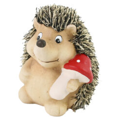 Figurina Arici din ceramica 11 CM, cu ciupercuta