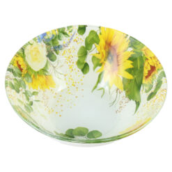 Bol din sticla 15x5 CM, Floarea soarelui