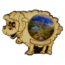 Magnet de frigider din lemn, Transfagaras 10 CM, Miel