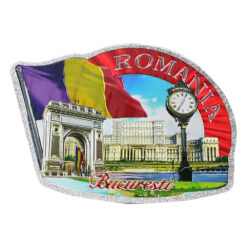 Magnet de frigider din metal 10x7 CM - Bucuresti, Romania