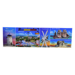 Magnet de frigider din plastic Black Sea/Romania 16x4 CM