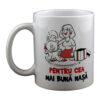 Cana ceramica 300 ml, "Cea mai buna nasa", in cutie decorativa - Funny Mug