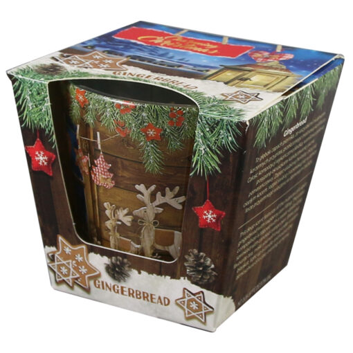 Lumanare de Craciun parfumata in pahar 115 gr, Charming Christmas