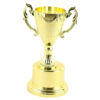 Cupa aurie din plastic 12x20 CM