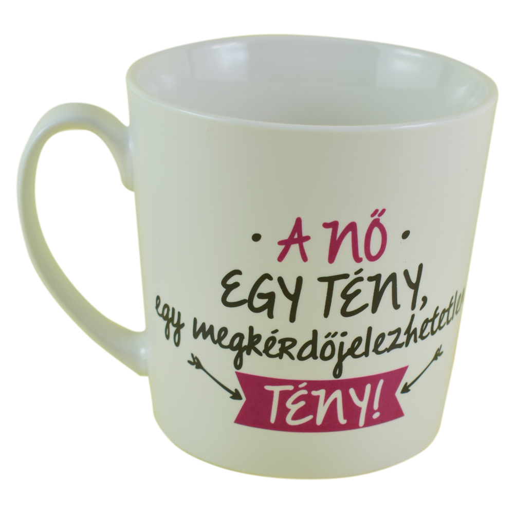 Cana Crazy Girl din ceramica 480 ml "A no egy teny..." - imagine 2