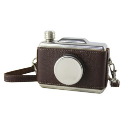 Plosca in forma de aparat foto 325 ml, din metal