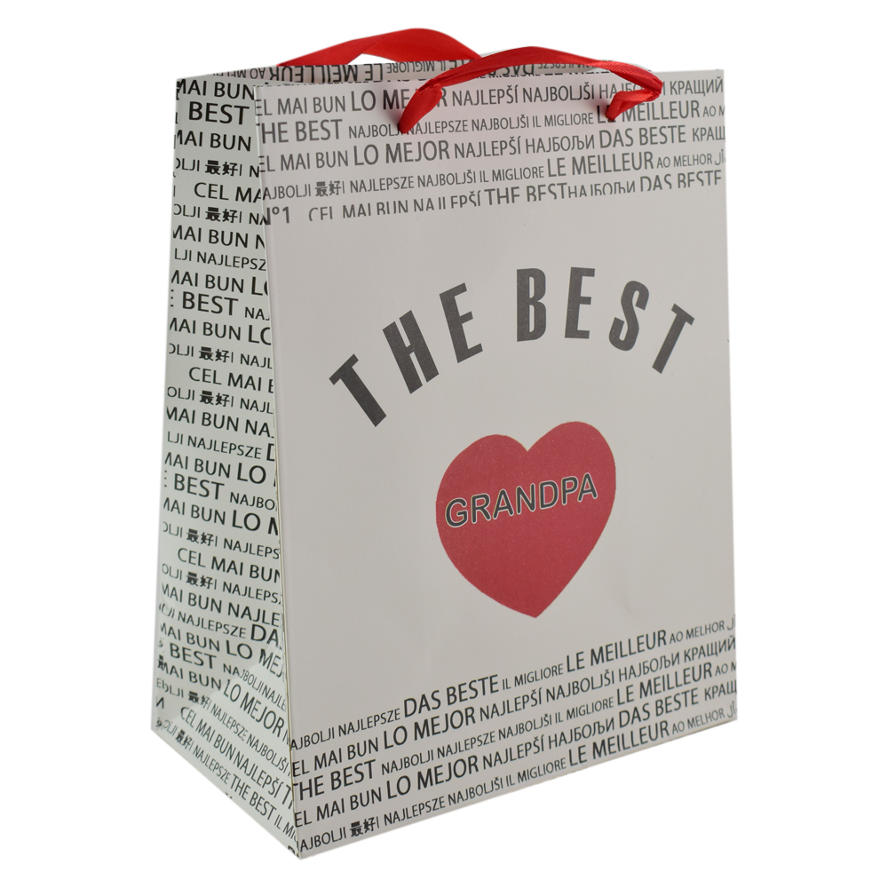 Punga cadou din hartie 18x23 CM, A legjobb Papa/The best Grandpa - imagine 2