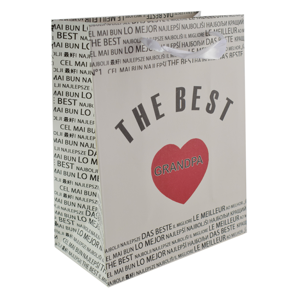 Punga cadou din hartie 18x23 CM, A legjobb Papa/The best Grandpa - imagine 4