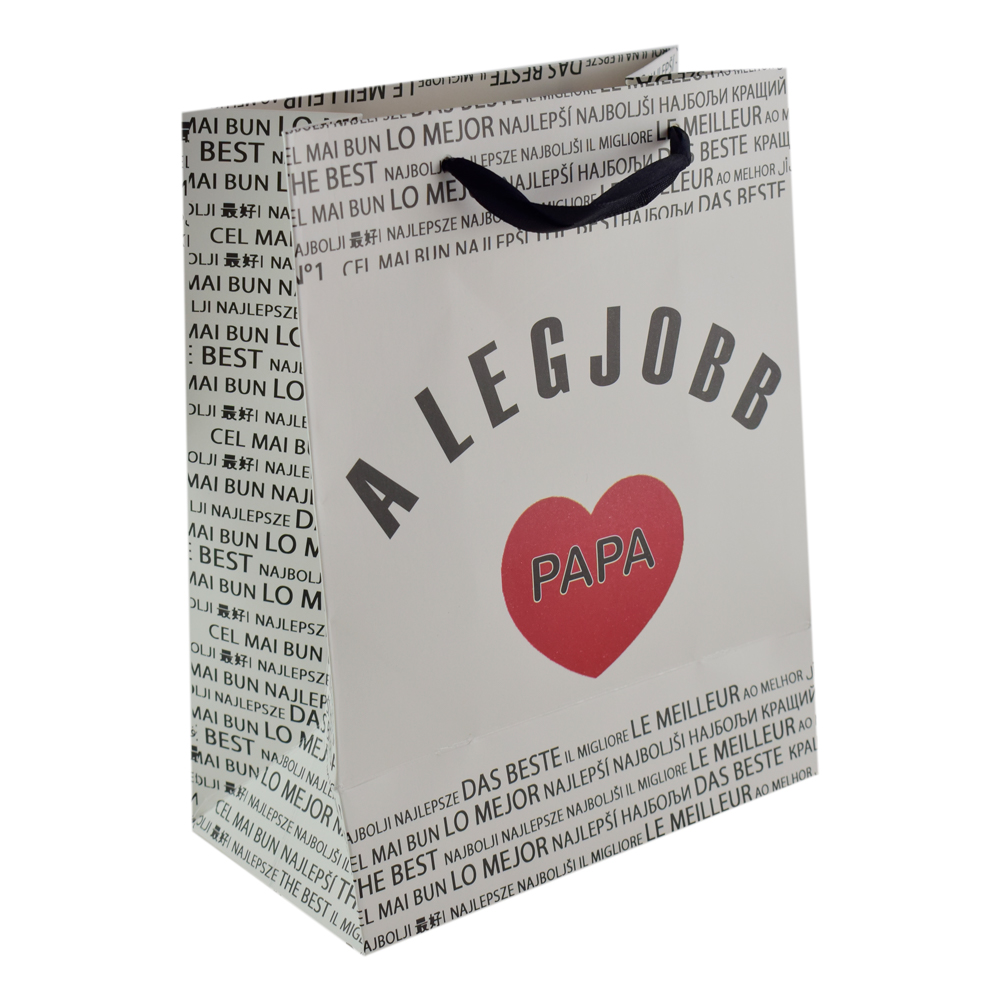 Punga cadou din hartie 18x23 CM, A legjobb Papa/The best Grandpa - imagine 5