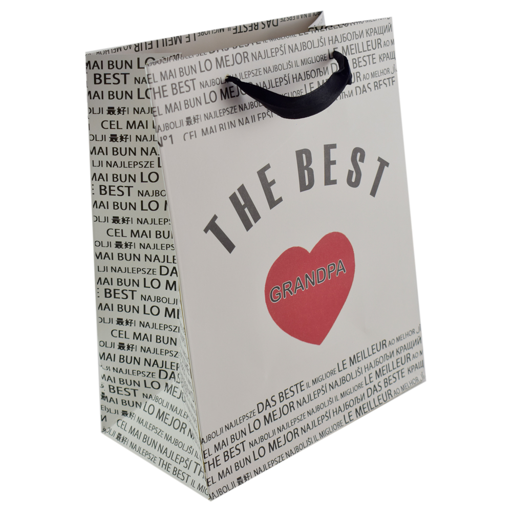 Punga cadou din hartie 18x23 CM, A legjobb Papa/The best Grandpa - imagine 6