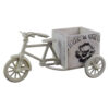 Suport flori din lemn si plastic Bicicleta 21 CM