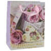 Punga cadou din hartie 18?23 CM - Rose vintage