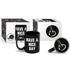 Cana ceramica 300 ml "Have a nice day!", in cutie decorativa - Boss Mug